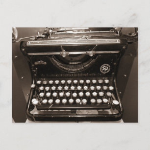 Typewriter Machine Briefkaart