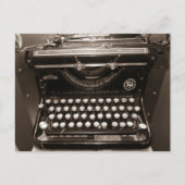Typewriter Machine Briefkaart (Voorkant)