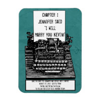 Typewriter Magnet