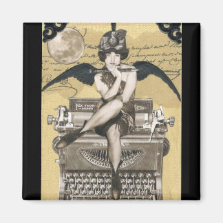 Typewriter Muse magneet