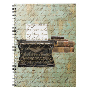 Typewriter Oud Gedicht Schrijven Junk Journal Notitieboek