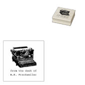Typewriter Rubber Stamp, van het bureau van Rubberstempel (Gestempeld)