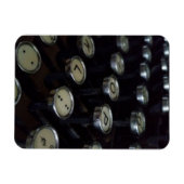  Typewriter Sleutels 3 "x4" Fotomagneet Magneet (Horizontaal)