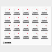  Typewriter Stickers (Vel)