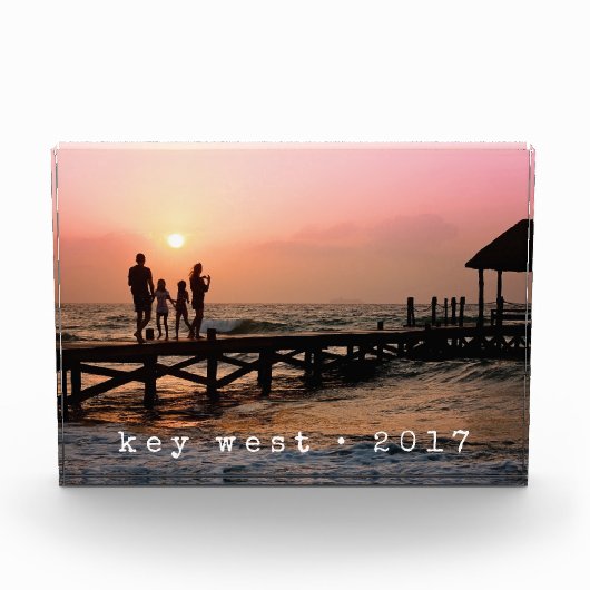 Typewriter | Vacation Memory Fotoblokken (Voorkant)