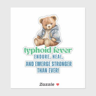 Typhoid Fever Survivor - Verduren, Genezen, En Opk Sticker