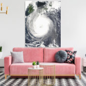 Typhoon Chaba Canvas Afdruk (Insitu (Woonkamer))
