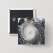 Typhoon Chaba Vierkante Button 5,1 Cm (Voorkant /achterkant)