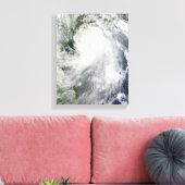 Typhoon Chanthu Canvas Afdruk (Insitu (Woonkamer))