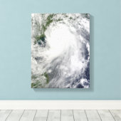Typhoon Chanthu Canvas Afdruk (Insitu (Houten vloer))