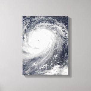 Typhoon Choi-wan ten westen van de Marianen Canvas Afdruk