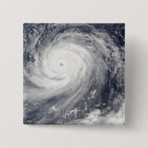 Typhoon Choi-wan ten westen van de Marianen Vierkante Button 5,1 Cm