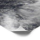 Typhoon Damrey in de westerne Stille Oceaan Foto Afdruk (Hoek)