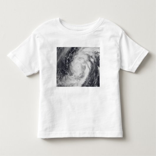 Typhoon Damrey in de westerne Stille Oceaan Kinder Shirts (Voorkant)