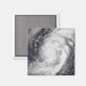 Typhoon Damrey in de westerne Stille Oceaan Magneet (Voorkant / Achterkant)