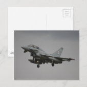 Typhoon Euro-strijder Briefkaart (Voorkant / Achterkant)