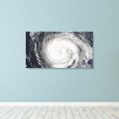Typhoon Fitow Canvas Afdruk (Insitu (Houten vloer))
