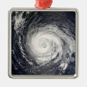 Typhoon Fitow Metalen Ornament