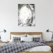 Typhoon Fung-wong Canvas Afdruk (Insitu (Slaapkamer))