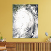 Typhoon Fung-wong Canvas Afdruk (Insitu (Woonkamer))