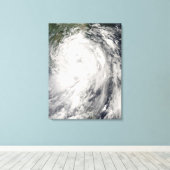 Typhoon Fung-wong Canvas Afdruk (Insitu (Houten vloer))