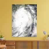Typhoon Fung-wong Canvas Afdruk (Insitu (Woonkamer))