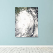 Typhoon Fung-wong Canvas Afdruk (Insitu (Houten vloer))