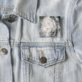 Typhoon Fung-wong Vierkante Button 5,1 Cm (In situ)