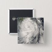 Typhoon Fung-wong Vierkante Button 5,1 Cm (Voorkant /achterkant)