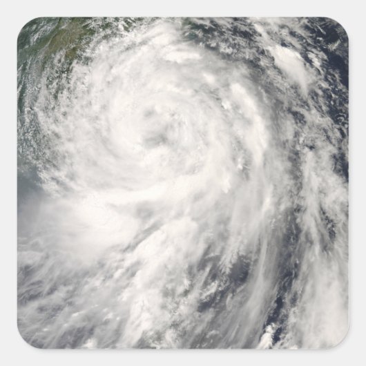 Typhoon Fung-wong Vierkante Sticker (Voorkant)