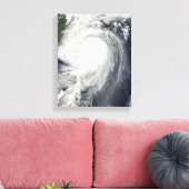 Typhoon Jangmi Canvas Afdruk (Insitu (Woonkamer))