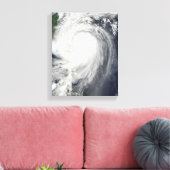 Typhoon Jangmi Canvas Afdruk (Insitu (Woonkamer))