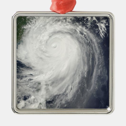 Typhoon Jangmi Metalen Ornament (Voorkant)