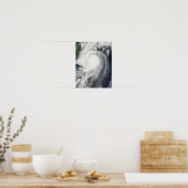 Typhoon Jangmi Poster (Keuken)