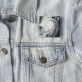 Typhoon Jangmi Vierkante Button 5,1 Cm (In situ)