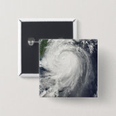 Typhoon Jangmi Vierkante Button 5,1 Cm (Voorkant /achterkant)