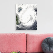 Typhoon Kai-Tak Canvas Afdruk (Insitu (Woonkamer))