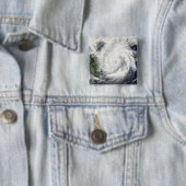 Typhoon Kai-Tak Vierkante Button 5,1 Cm (In situ)