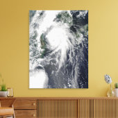 Typhoon Kompasu Canvas Afdruk (Insitu (Woonkamer))
