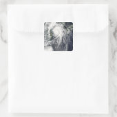 Typhoon Kompasu Vierkante Sticker (Tas)