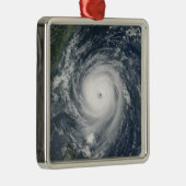 Typhoon Longwang nadert Taiwan Metalen Ornament (Rechts)