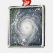 Typhoon Longwang nadert Taiwan Metalen Ornament (Links)