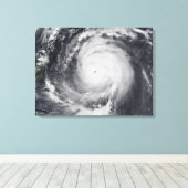 Typhoon Maemi in de Westerne Stille Oceaan Canvas Afdruk (Insitu (Houten vloer))
