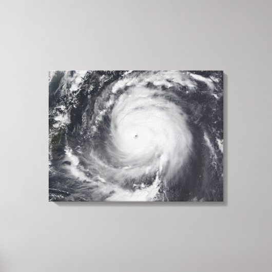 Typhoon Maemi in de Westerne Stille Oceaan Canvas Afdruk (Voorkant)