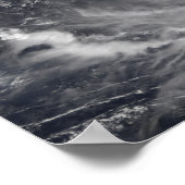 Typhoon Maemi in de Westerne Stille Oceaan Poster (Hoek)