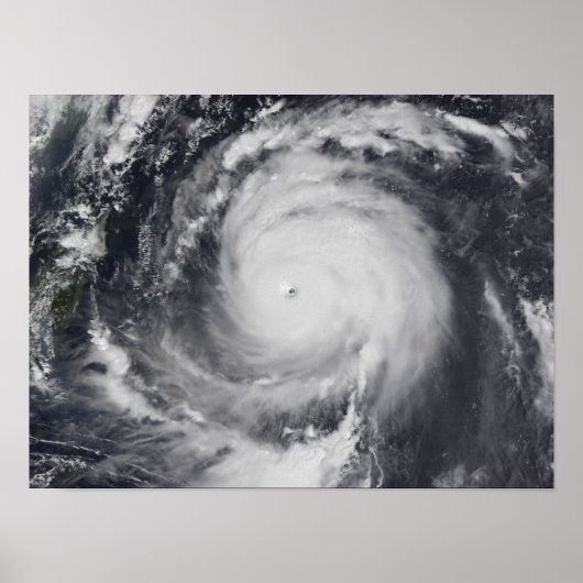 Typhoon Maemi in de Westerne Stille Oceaan Poster (Voorkant)