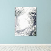 Typhoon Megi 2 Canvas Afdruk (Insitu (Houten vloer))
