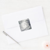Typhoon Megi 2 Vierkante Sticker (Envelop)