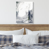 Typhoon Megi 3 Canvas Afdruk (Insitu (Slaapkamer))