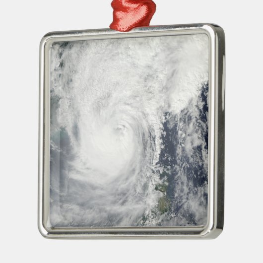 Typhoon Megi 3 Metalen Ornament (Links)